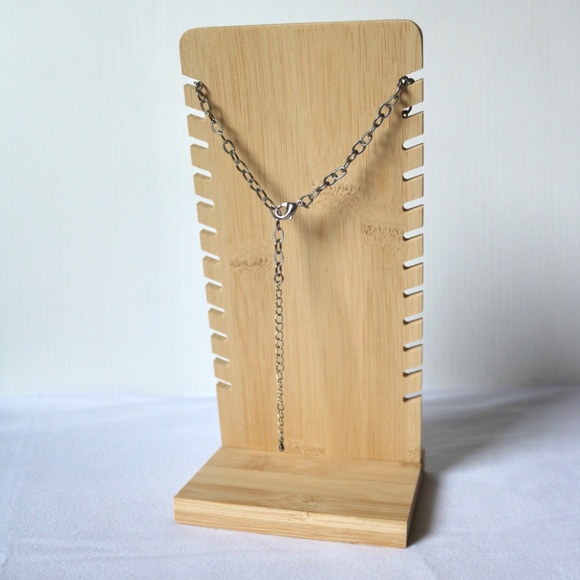 Statement Necklace Turquoise Silver Tone Metal Pendant Teal Orange Tribal Boho - Picture 6 of 9